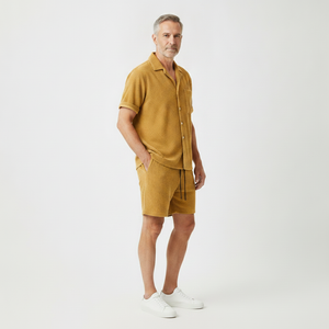 Gabriell - Short-Sleeve Shirt And Shorts Set