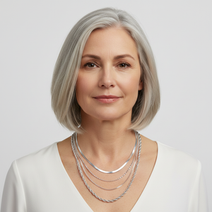 Layriva - 3-Piece Layered Chain Necklace Set