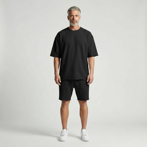 Leonardo- Casual Loose Fit Shorts And Tee Set
