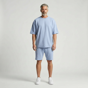 Leonardo- Casual Loose Fit Shorts And Tee Set