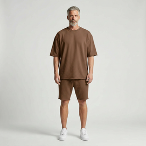 Leonardo- Casual Loose Fit Shorts And Tee Set