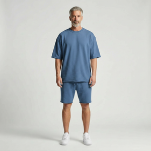 Leonardo- Casual Loose Fit Shorts And Tee Set