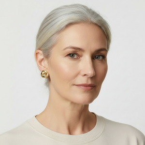Twirlix - Twisted Knot Geometric Stud Earrings