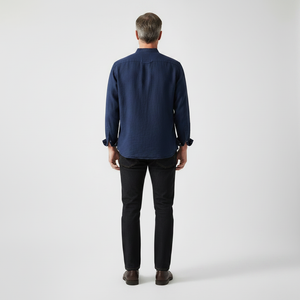 Marvelle - Tailored Fit Long-Sleeve Pullover Shirt