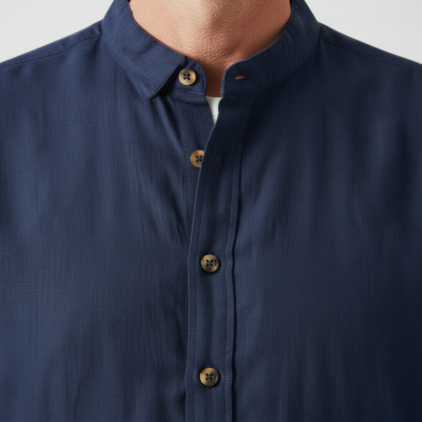 Marvelle - Tailored Fit Long-Sleeve Pullover Shirt