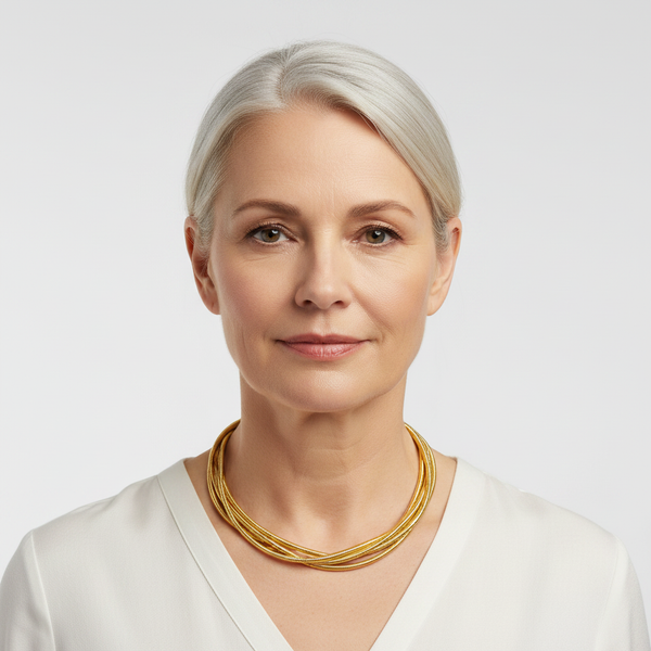 Auralyx - Multilayer Wrap Snake Chain Necklace