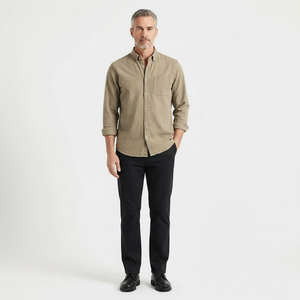 Driftlow - Long Sleeve Button-Down Men's Shirt
