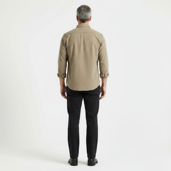 Driftlow - Long Sleeve Button-Down Men's Shirt