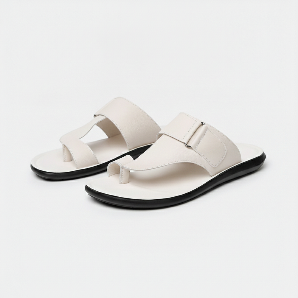 Vionette - Toe-Loop Slide Sandal With Contoured Footbed