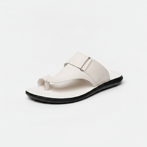 Vionette - Toe-Loop Slide Sandal With Contoured Footbed