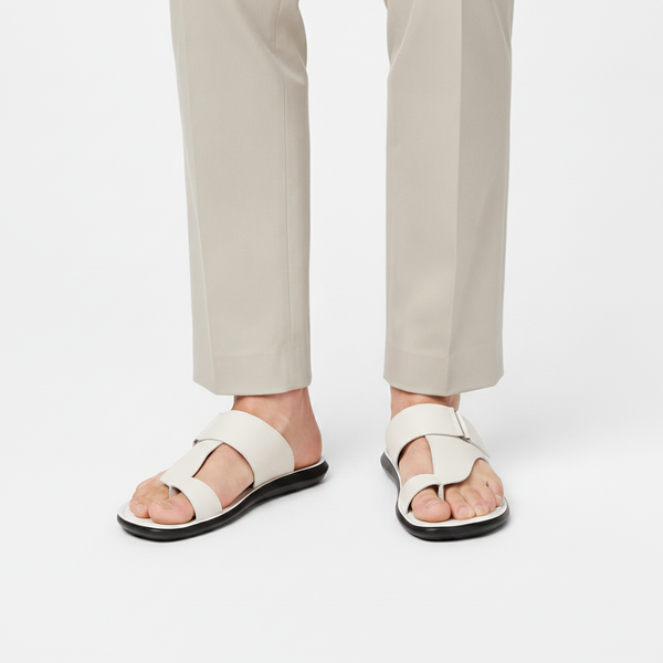 Vionette - Toe-Loop Slide Sandal With Contoured Footbed