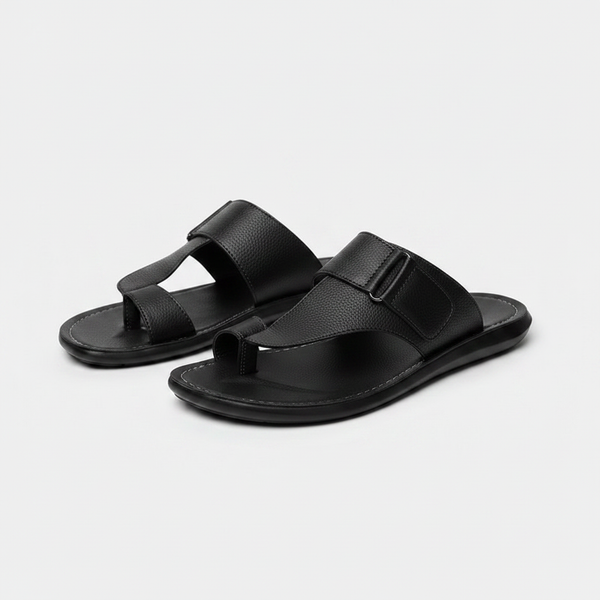 Vionette - Toe-Loop Slide Sandal With Contoured Footbed