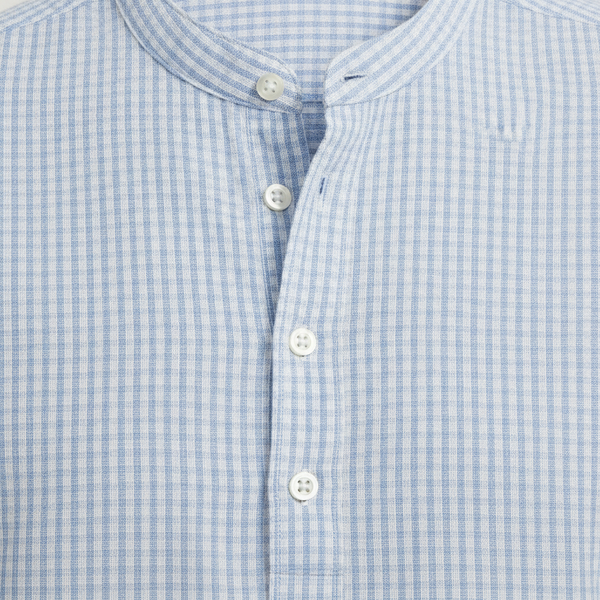 Brooks - Tailored Fit Henley-Style Woven Shirt