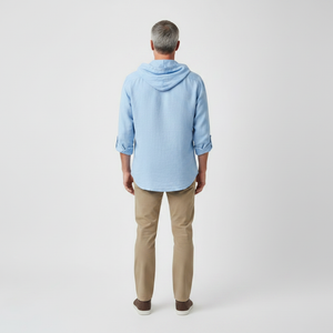 Callan - Hooded Pullover Shirt With Drawstring