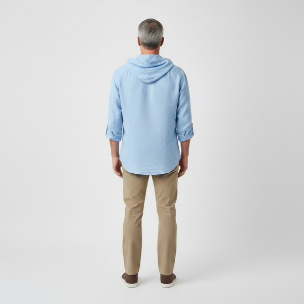 Callan - Hooded Pullover Shirt With Drawstring