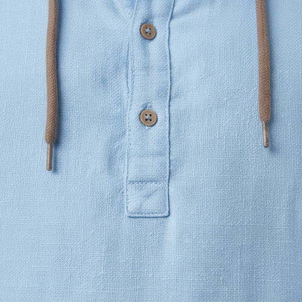 Callan - Hooded Pullover Shirt With Drawstring