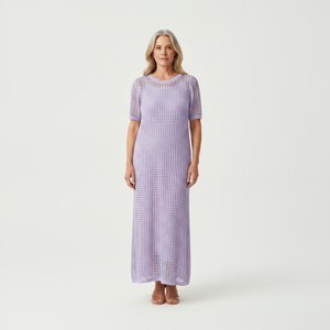 Elara - Hollow-Out Layered Maxi Dress