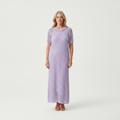 Elara - Hollow-Out Layered Maxi Dress