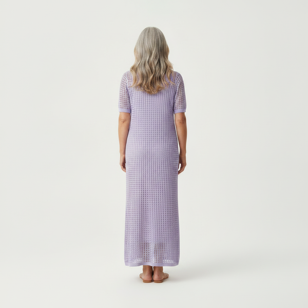 Elara - Hollow-Out Layered Maxi Dress