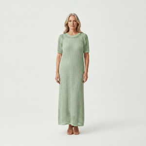 Elara - Hollow-Out Layered Maxi Dress