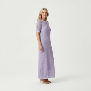 Elara - Hollow-Out Layered Maxi Dress