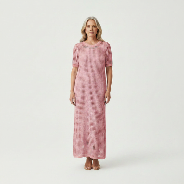 Elara - Hollow-Out Layered Maxi Dress