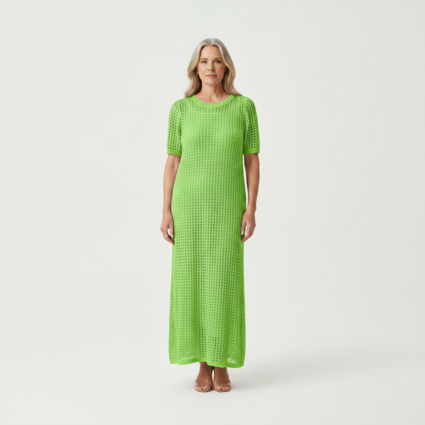 Elara - Hollow-Out Layered Maxi Dress