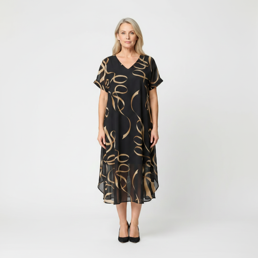 Orielle - Relaxed Fit Midi Casual Dress