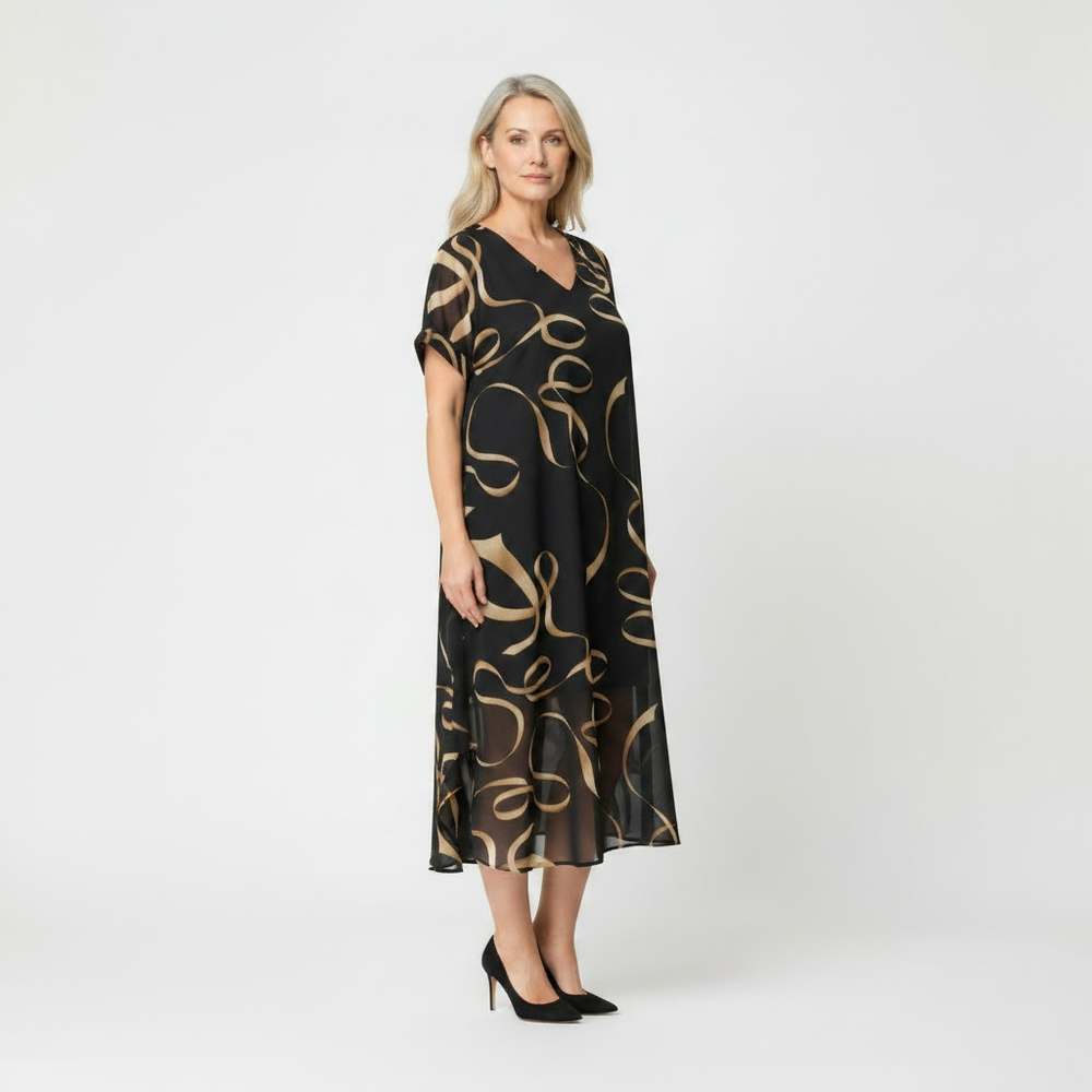 Orielle - Relaxed Fit Midi Casual Dress