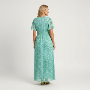 Elowen - Floral Print Long Maxi Dress Women