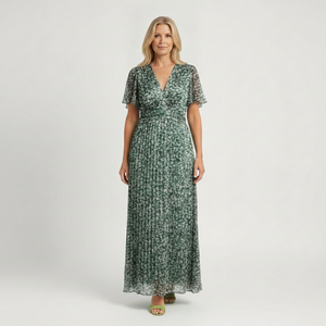 Elowen - Floral Print Long Maxi Dress Women