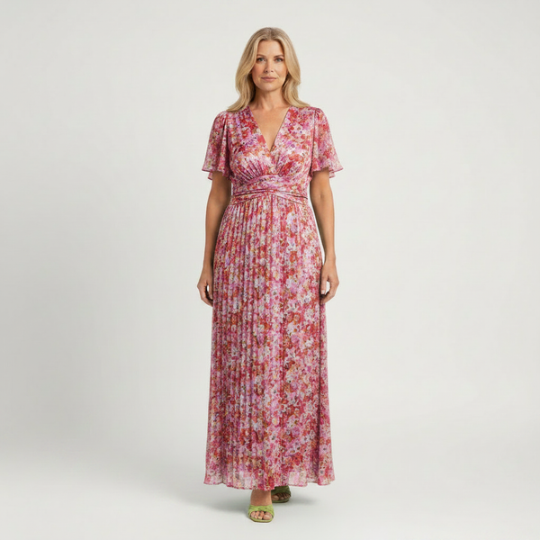 Elowen - Floral Print Long Maxi Dress Women