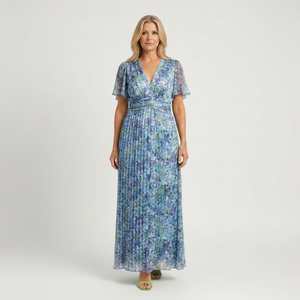 Elowen - Floral Print Long Maxi Dress Women