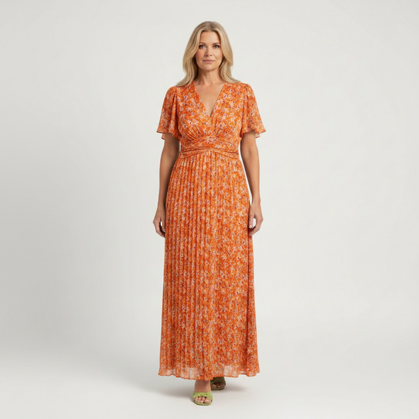 Elowen - Floral Print Long Maxi Dress Women
