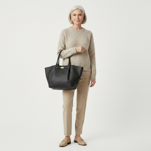 Veltara - Oversized Structured Shoulder Tote