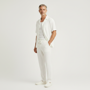 Hayes - Short Sleeve Button Shirt And Pants Set