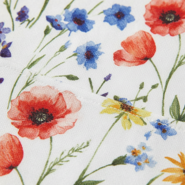 Lavelle - Floral Print Mid-Calf A-Line Dress