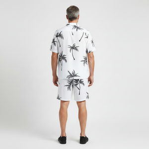 Rafael- Tropical Palm Print Two Piece Set