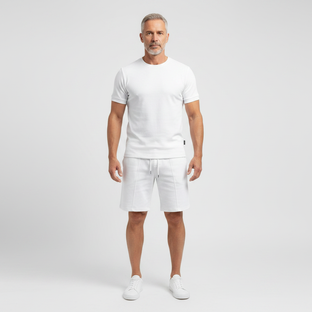 Santiago - Short Sleeve Tee And Shorts Set