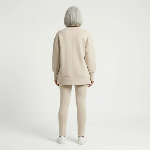 Lounvera - Oversized Sweatshirt And Fitted Legging Set