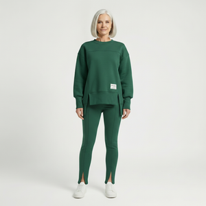 Lounvera - Oversized Sweatshirt And Fitted Legging Set