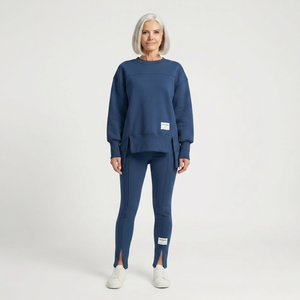 Lounvera - Oversized Sweatshirt And Fitted Legging Set
