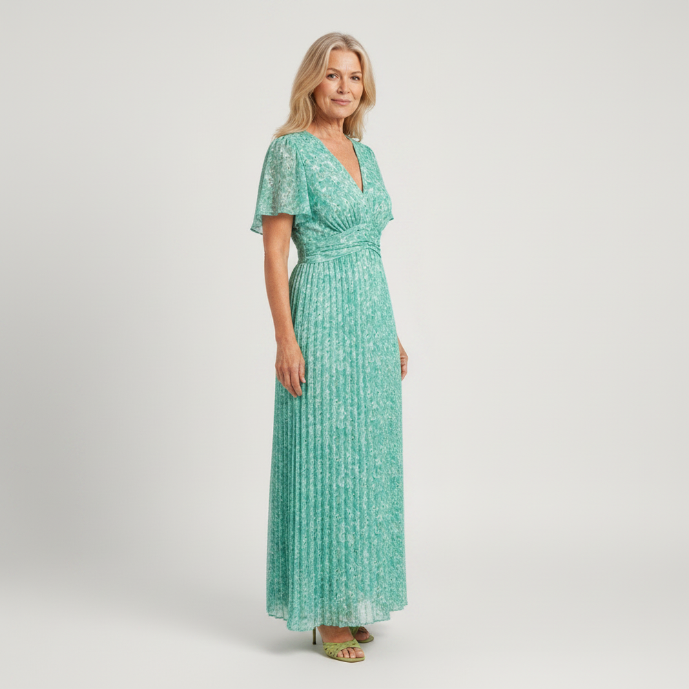 Elowen - Floral Print Long Maxi Dress Women