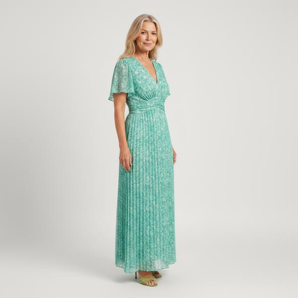 Elowen - Floral Print Long Maxi Dress Women