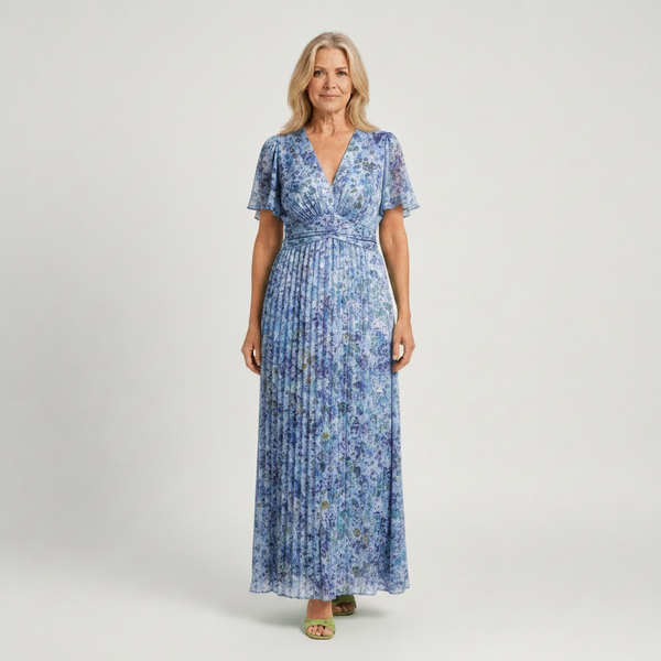 Elowen - Floral Print Long Maxi Dress Women