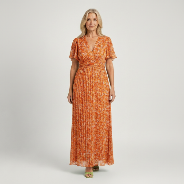 Elowen - Floral Print Long Maxi Dress Women