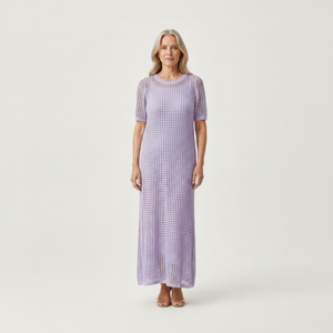 Elara - Hollow-Out Layered Maxi Dress