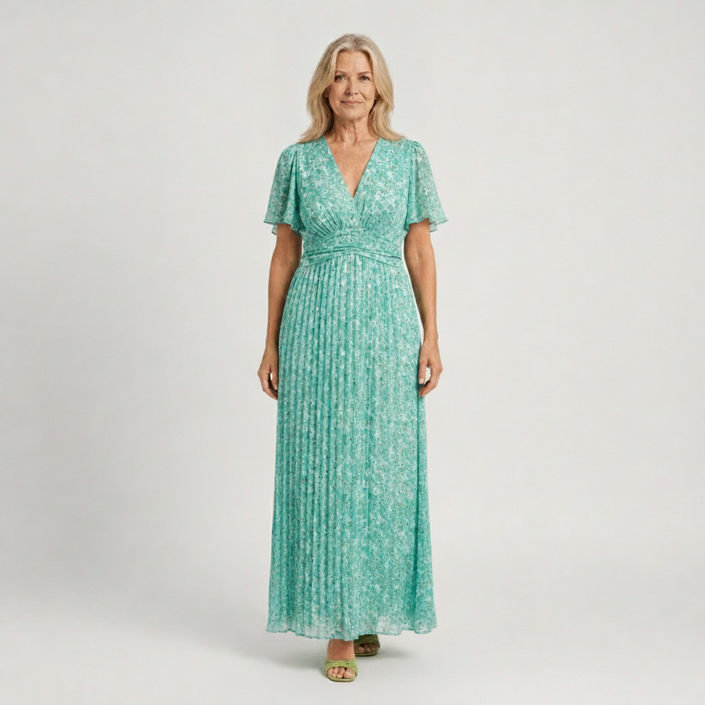 Elowen - Floral Print Long Maxi Dress Women