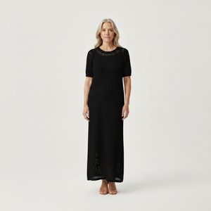 Elara - Hollow-Out Layered Maxi Dress