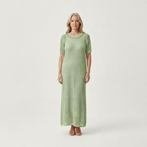 Elara - Hollow-Out Layered Maxi Dress